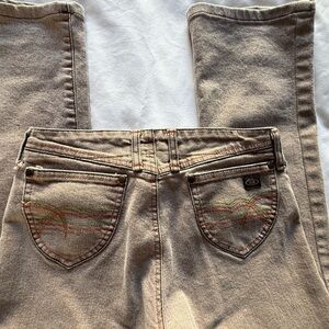 Classic Tan Straight Leg Jeans for Women